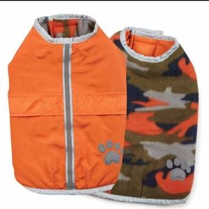 NWT XS Zack&Zoey Nor'easter Dog Coat Reversible